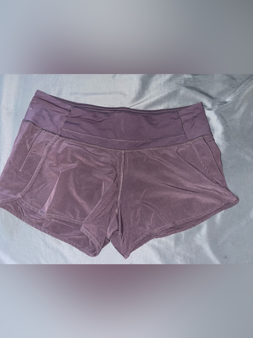 Lululemon purple speed up shorts